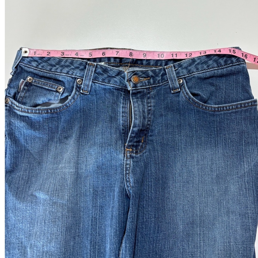 Carhartt Womens Traditional Fit Blue Denim Jeans WB001 FIO Size 12 x 30 - Picture 5 of 6